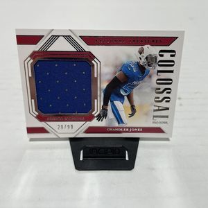 2018 National Treasures Chandler Jones Patch /99 PB-1 Arizona Cardinals Colossal